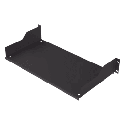 Charola para Rack de 19" de 2 postes, 23.5 cm de Profundidad, 2 Unidades de rack