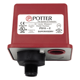 Supervisor de Presión / Doble Contacto SPDT / Ajustable 10 a 60 PSI / NFPA 72 / Sin Herramientas