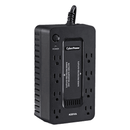 UPS de 425 VA/255 W, Topología Standby, Entrada 120 Vca NEMA 5-15P, Tipo Gabinete Compacto, Con 8 Tomas NEMA 5-15R