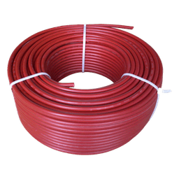 Bobina de 100 metros / Cable fotovoltaico / Rojo / Recubrimiento XLPE / 4mm² / 12 AWG / Hasta 1,800 Vcc