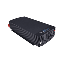 Inversor de Onda Senoidal Pura / 3000 W / 12 Vcc / 120 VCA / 3 Salidas GFCI / 6000 W Pico