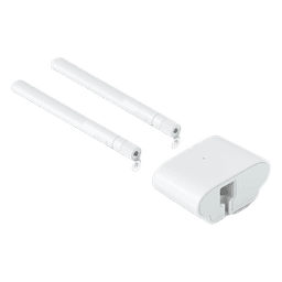 Antenas omnidireccionales y Stand para AP UK-ULTRA (no incluido), incluye 2 antenas dual-band de 3 dBi en 2.4 Ghz y 4 dBi en 5 Ghz