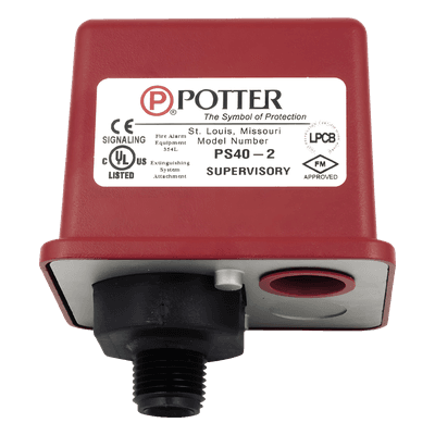 Supervisor de Baja Presión / 4-15 PSI (0.27-1.03 Bar) / 1 o 2 Interruptores / Caja No Conductora / Conexión No Corrosiva