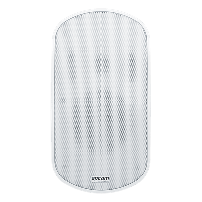 Altavoz de 2 Vías de Pared / 5.25" / 3 - 50W / 70V/100V / 8 Ohms / Rejilla de Hierro / Blanco