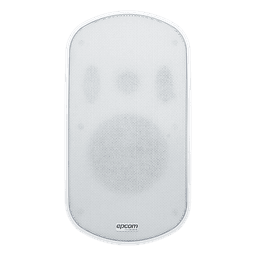 Altavoz de 2 Vías de Pared / 5.25" / 3 - 50W / 70V/100V / 8 Ohms / Rejilla de Hierro / Blanco