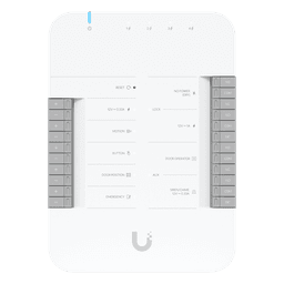 Controlador de Acceso IP / 2 Lectores / 2 Cámaras / 5 Puertos Gigabit / PoE++ 802.3bt / 4 Entradas de Sensor / 2 Terminales AUX