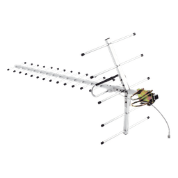 Antena para TV Digital / 470-730 MHz / 13 dBi / Polarización Doble / 50 W / Exterior