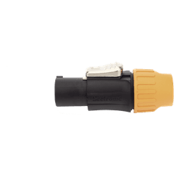 POWERCOM,  línea, neutro y conexión a tierra de seguridad preadaptada IP65 Color Negro