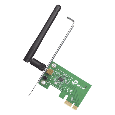 Adaptador Inalámbrico PCI Express / 150 Mbps / Banda 2.4 GHz / Antena Desmontable 2 dBi / IEEE 802.11n/g/b