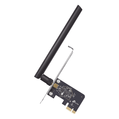 Adaptador PCI Express Inalámbrico / Dual Band AC 600 Mbps / MU-MIMO / Antena Omnidireccional 2 dBi / WPA3 / Perfil Bajo y Completo