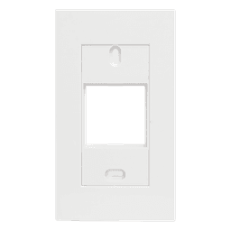 Marco para caja americana / Montaje vertical y horizontal / IP20 / Termoestable con bastidor metálico / Blanco