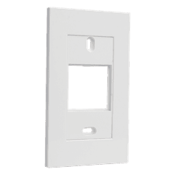 Marco para caja americana / Montaje vertical y horizontal / IP20 / Termoestable con bastidor metálico / Blanco