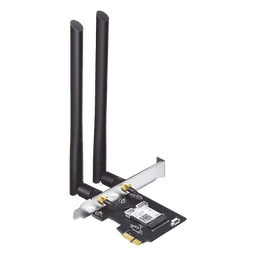 Adaptador PCIe inalámbrico doble banda AC 1200 Mbps / Antena de alta ganancia / Tecnología MU-MUMO 2X2 / Soporte de perfil bajo y Altura completa / Bluetooth 4.2