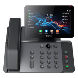 Teléfono IP Ejecutivo / 20 Líneas SIP / Pantalla Táctil IPS 7" / Wi-Fi 6 / Bluetooth 5.4 / Handset Inalámbrico / PoE / Gigabit Dual Ethernet