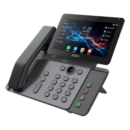 Teléfono IP Ejecutivo / 20 Líneas SIP / Pantalla Táctil IPS 7" / Wi-Fi 6 / Bluetooth 5.4 / Handset Inalámbrico / PoE / Gigabit Dual Ethernet