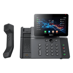 Teléfono IP Ejecutivo / 20 Líneas SIP / Pantalla Táctil IPS 7" / Wi-Fi 6 / Bluetooth 5.4 / Handset Inalámbrico / PoE / Gigabit Dual Ethernet