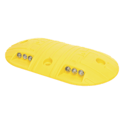 Boya D / Plastico Duradero / Amarilla / 4 Orificios / LEDS REFLEJANTES / 20 Toneladas.