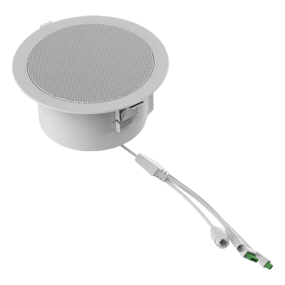 Altavoz de techo para voceo y paging, 2 líneas SIP, potencia de hasta 10W,  alimentación vía PoE