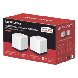 Sistema Mesh Wi-Fi / Doble Banda AC1900 / 3 Puertos Gigabit / Roaming Continuo / App de Gestión / 88 mm (3.46 in)