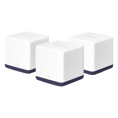 KIT de Sistema Inalámbrico H50G Mesh / Doble banda 2.4GHz y 5GHz AC 1900Mbps / 3 Puertos 10/100/1000 Mbps / Control vía App / Roaming Continuo