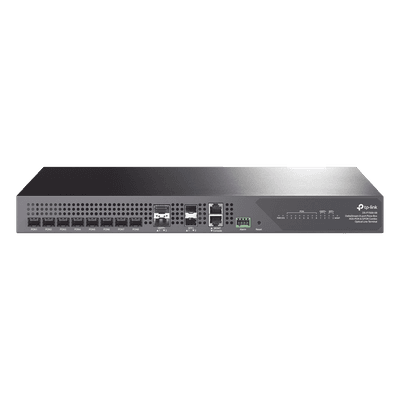 Deltra Stream - OLT de 8 Puertos XGSPON & GPON Combo / Conexión Hasta 2,048 ONUs / 2 Puerto 40G QSFP+ Uplink / 2 Puertos SFP+ 10G Uplink / Fuentes Redundantes AC-AC (incluidas) /  Administración desde la Nube Sin Costo (DPMS)