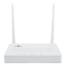 ONU Dual G/EPON / Wi-Fi 2.4 GHz / 4 Puertos LAN Gigabit / 2 Antenas 5 dBi / Gestión Remota / Consumo 10W