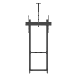 Soporte de Piso Móvil para Pantalla / 65 a 100 in / VESA 100x100 a 1000x600 / Carga 120 kg / Aluminio y Acero