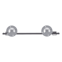 Montaje Cableado de Acero| Suelo a Techo| Capacidad Máx. de Carga 30kg| Para Pantallas de 32" ~ 75"| VESA 400 x 600