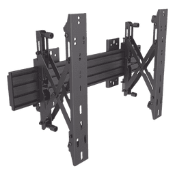 Montaje de Pared Push in - Pop out para Videowall| VESA 600 x 400| Para Pantallas de 37" a 75" | Capacidad Maxima de Carga 30 Kg