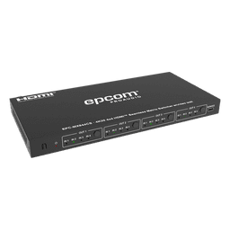 Matriz HDMI / 4x4 / 4K@30Hz / 10.2 Gbps / Escalador Integrado / Video Wall / Control RS-232 e IR