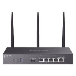 Router Empresarial Wi-Fi 6 / AX3000 / Multi-WAN 5 Puertos / 150,000 Sesiones Concurrentes / VPN Integrado / USB 3.0 / Omada SDN