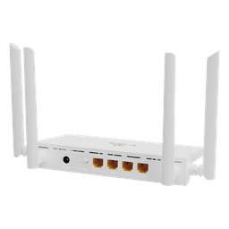 Router Wi-Fi 6 / AX3000 Dual Band / 4 Puertos Gigabit / MESH / Diseño Compacto / -30 a 60°C