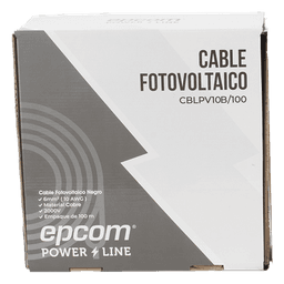 Kit Cable Fotovoltaico / 2 Rollos de 100 m (328 ft) / Calibre 10 AWG (6 mm²) / Cobre Tipo PV / 1000/2000 V / -40°C a 120°C
