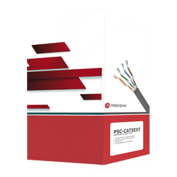 Bobina de Cable de UTP de 4 Pares Cat5e de 305 Metros (1000 Pies), 100% Cobre, LDPE Resistente a Rayos UV, Color Negro, 24 AWG, Uso en Exterior, Para Aplicaciones de Voz, Datos y Video