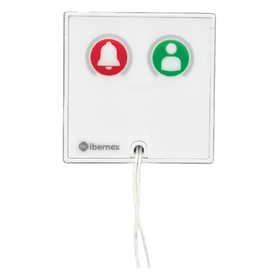 Módulo Asistencial de Empotrar / IP67 / Tirador Omnidireccional / RS485 / LED Alarma y Presencia / Botón Cancelación / ABS Antimicrobiano