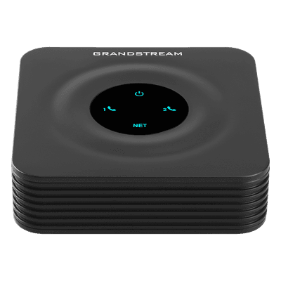 Adaptador de Teléfonos Analógicos ATA / 2 Puertos FXS (Conectar Teléfono Análogo) / Soporta 2 Perfiles SIP / Ethernet 10/100Mbps / Seguridad TLS y SRTP / Conferencia de Voz 3 Vías /