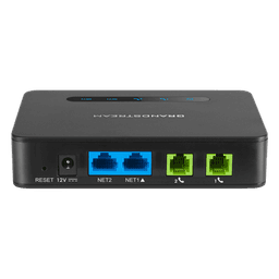 Adaptador de Teléfono Analógico ATA / 2 Puertos FXS / Router NAT Gigabit / Cifrado AES / Calidad de Voz HD / Fax T.38