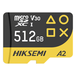 Memoria microSDXC / 512 GB / Lectura 200 MB/s / Escritura 150 MB/s / V30 U3 A2 / Gaming / NAND TLC