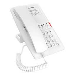 Teléfono IP Hotelero / 2 Líneas SIP / 5 Teclas Programables / Puerto USB-A 5V/2A / PoE 802.3af / Audio HD Manos Libres