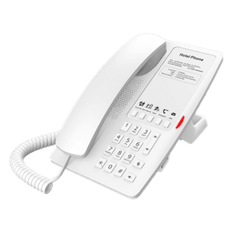 Teléfono IP Hotelero / Wi-Fi 6 Dual-Band / 2 Líneas SIP / 5 Teclas Programables / Puerto USB-A / PoE 802.3af / Audio HD