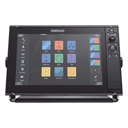Pantalla Náutica NSS12 evo3S / Pantalla SolarMAX IPS 12 Pulgadas / Procesador iMX 8 / Ecosonda Integrada 1kW CHIRP / Conectividad Inalámbrica / Cartografía C-MAP® Preinstalada / Compatibilidad con Accesorios Simrad / Montaje Flush