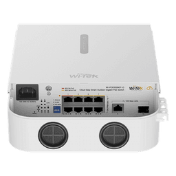 Switch PoE Administrado en la Nube / 8 Puertos Gigabit PoE++ (af/at/bt) / 1 Puerto Uplink RJ45 Gigabit / 1 Puerto SFP Uplink / Presupuesto PoE 110 W / Alcance PoE 250 m (820.2 ft) / Switching 20 Gbps