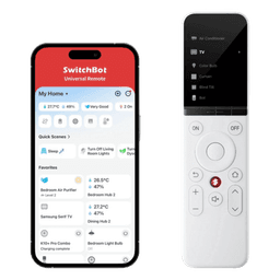 Control Remoto Universal IR / Pantalla LCD / Conexión WiFi + BLE / Compatible Matter / Alcance 120 m (393.7 ft) / 2000 mAh / Hasta 6 Meses Autonomía
