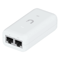Inyector / Adaptador POE UniFi U-POE (48 VDC, 0.32 A hasta 15W) puerto Gigabit, ideal para equipos UniFi, incluye cable AC