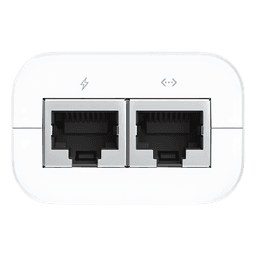 Inyector / Adaptador POE UniFi U-POE (48 VDC, 0.32 A hasta 15W) puerto Gigabit, ideal para equipos UniFi, incluye cable AC