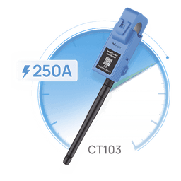 Medidor Inteligente de Corriente / LoRaWAN / 100 A / 3.3 kHz / Autoalimentado / Sensor de Temperatura
