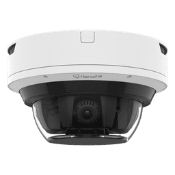Camara IP Multi sensor 8MP x 4 CH con Inteligencia Artificial y licencia LUMEO / Lente Motorizado de 3.3 a 5.7mm / WDR 120dB / Protección IP66 / IK10 / NEMA4X 