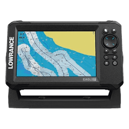 Eagle-7 ecosonda en pantalla horizontal IPS de 7 pulgadas, incluye transductor skimmer 50/200 kHz