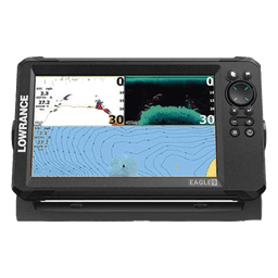 Eagle-9 ecosonda en pantalla horizontal IPS de 9 pulgadas, incluye transductor skimmer 50/200 kHz