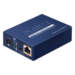 Convertidor de medios PoE++ 100/1000BASE-X SFP a 10/100/1000BASE-T 802.3bt (95 Watts)